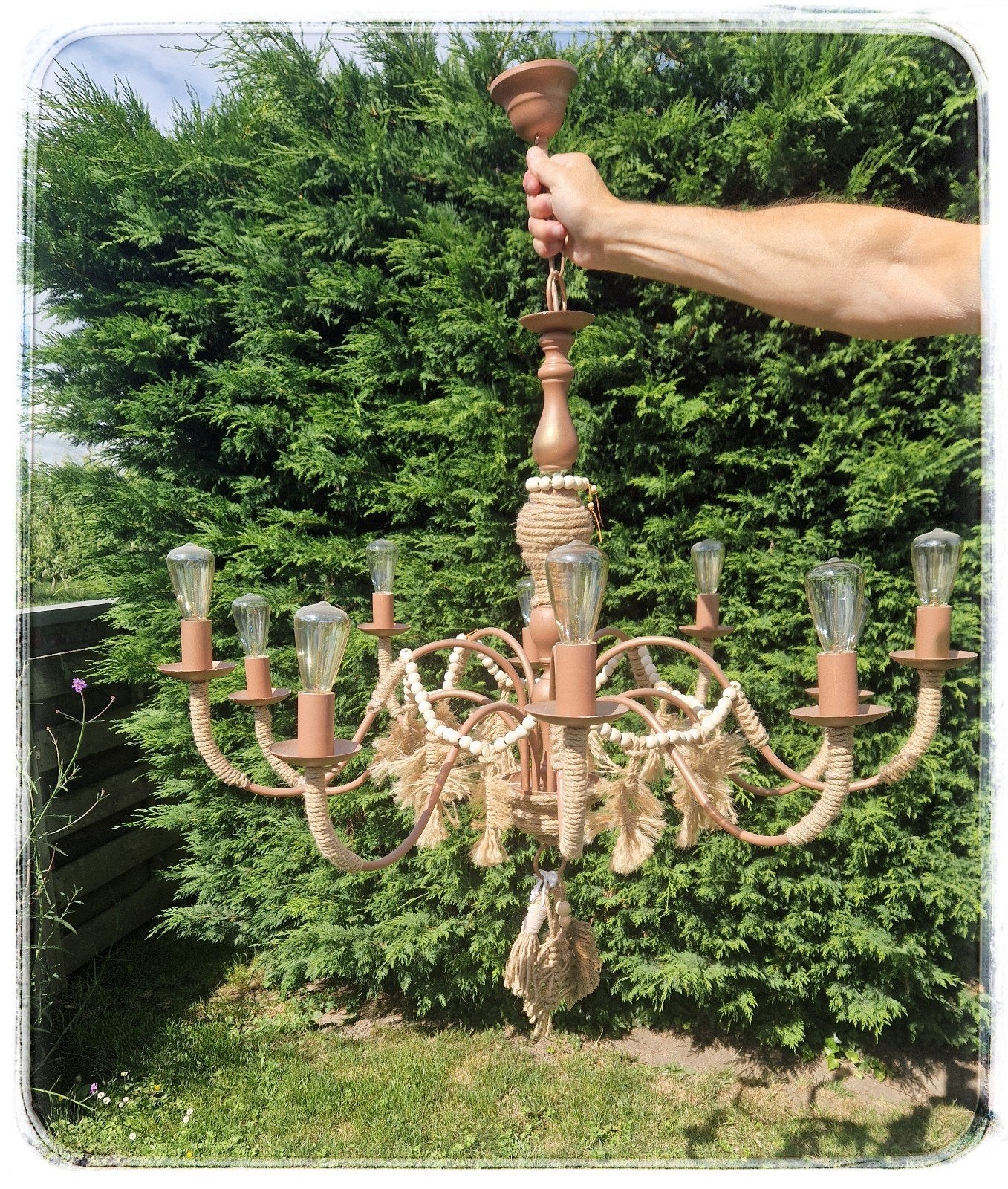 Leuke degelijke boho-luchter te koop, Enlèvement