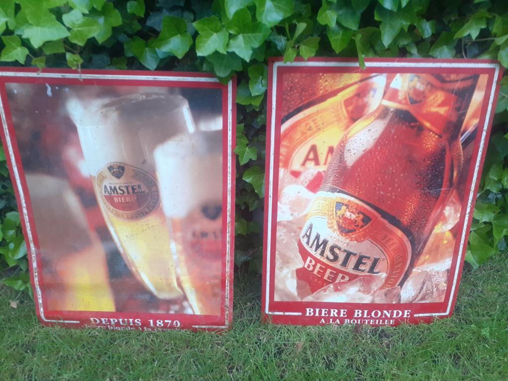 Amstel  bier, Ophalen, Gebruikt, Reclamebord