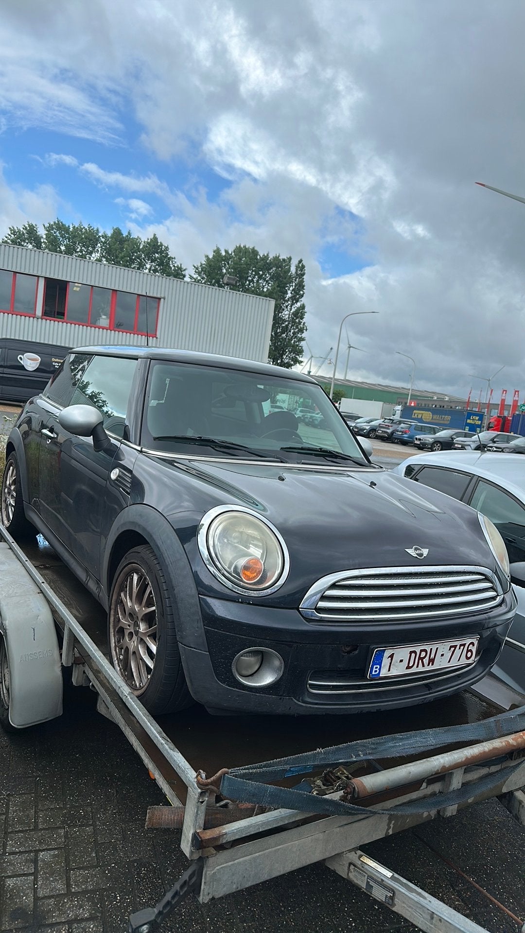 Mini cooper 2007 motor defect, 4 cilinders, Blauw, Handgeschakeld, Particulier