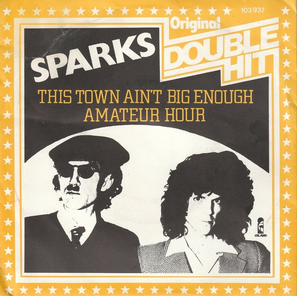 Sparks - This town ain't big enough, CD & DVD, Enlèvement ou Envoi, 7 inch, Comme neuf, Rock et Metal
