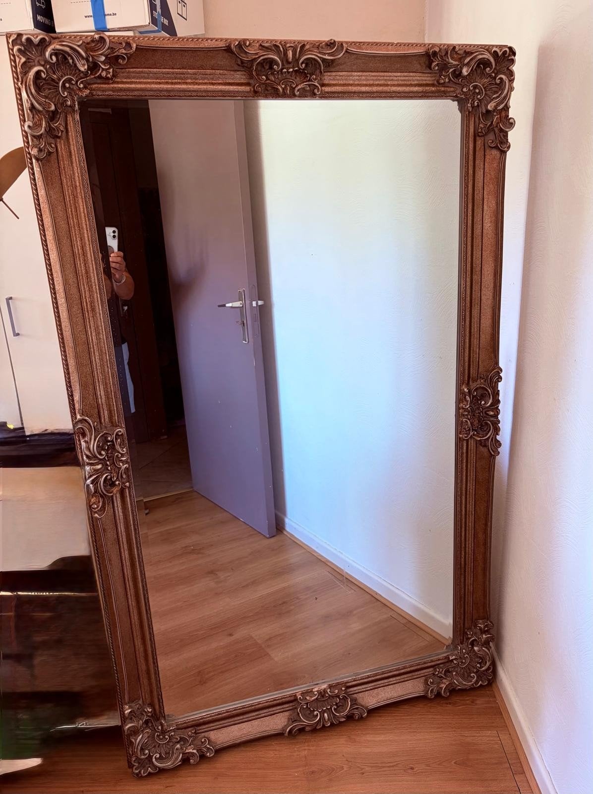 barok spiegel,gekocht bij Van Gastel, Ophalen, 100 tot 150 cm, 150 tot 200 cm