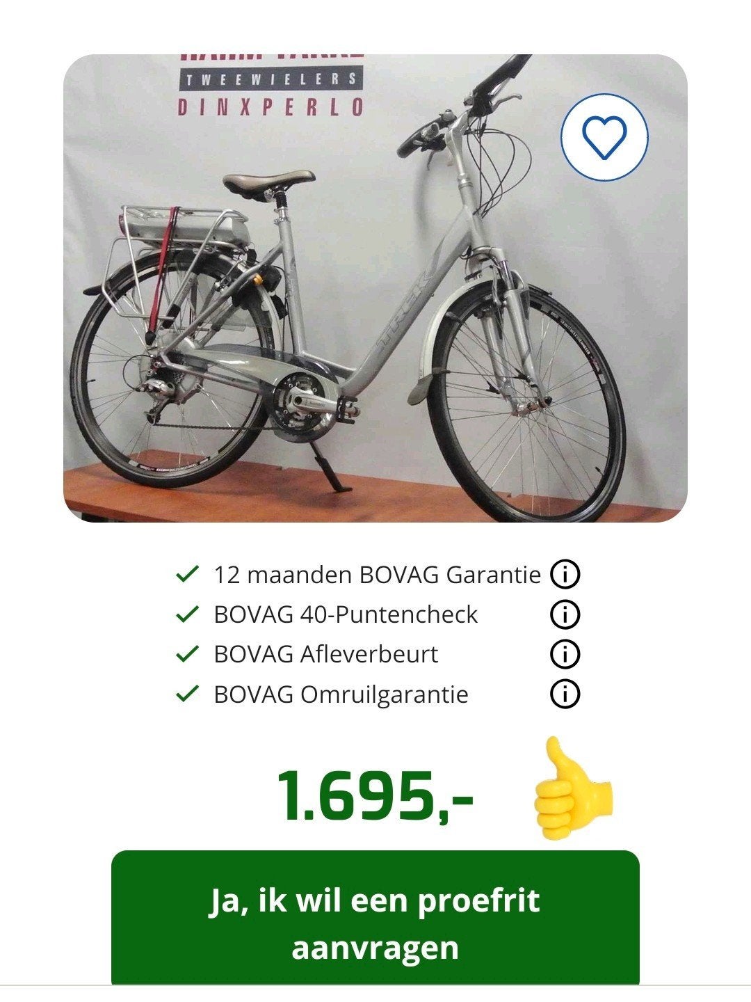 Vélo électrique Trek | En parfait état avec une autonomie de, Vélos & Vélomoteurs, Enlèvement ou Envoi