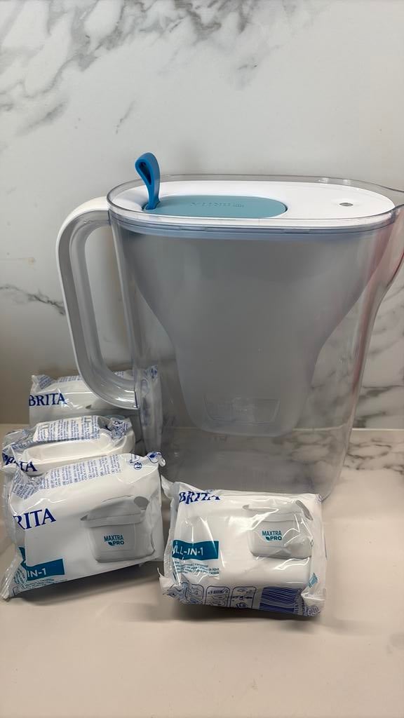 Brita filterkan + 4 filters, Ophalen, Gebruikt