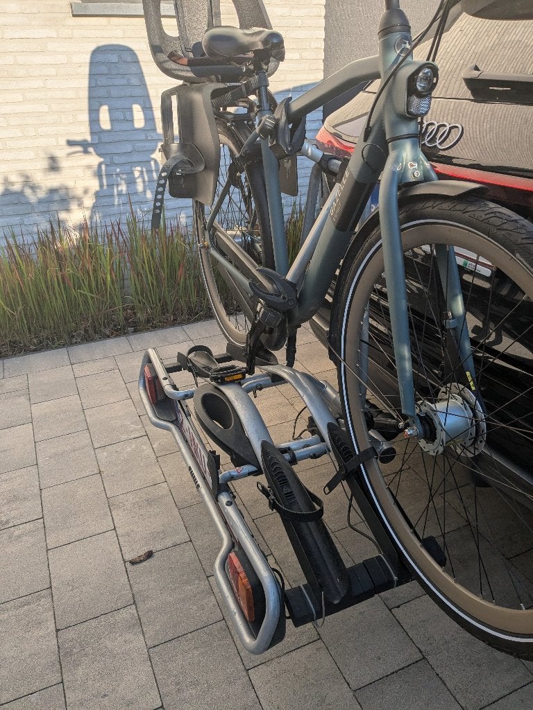 Fietsendrager Thule, Auto diversen, Fietsendragers, Ophalen, 2 fietsen, Gebruikt, Trekhaakdrager