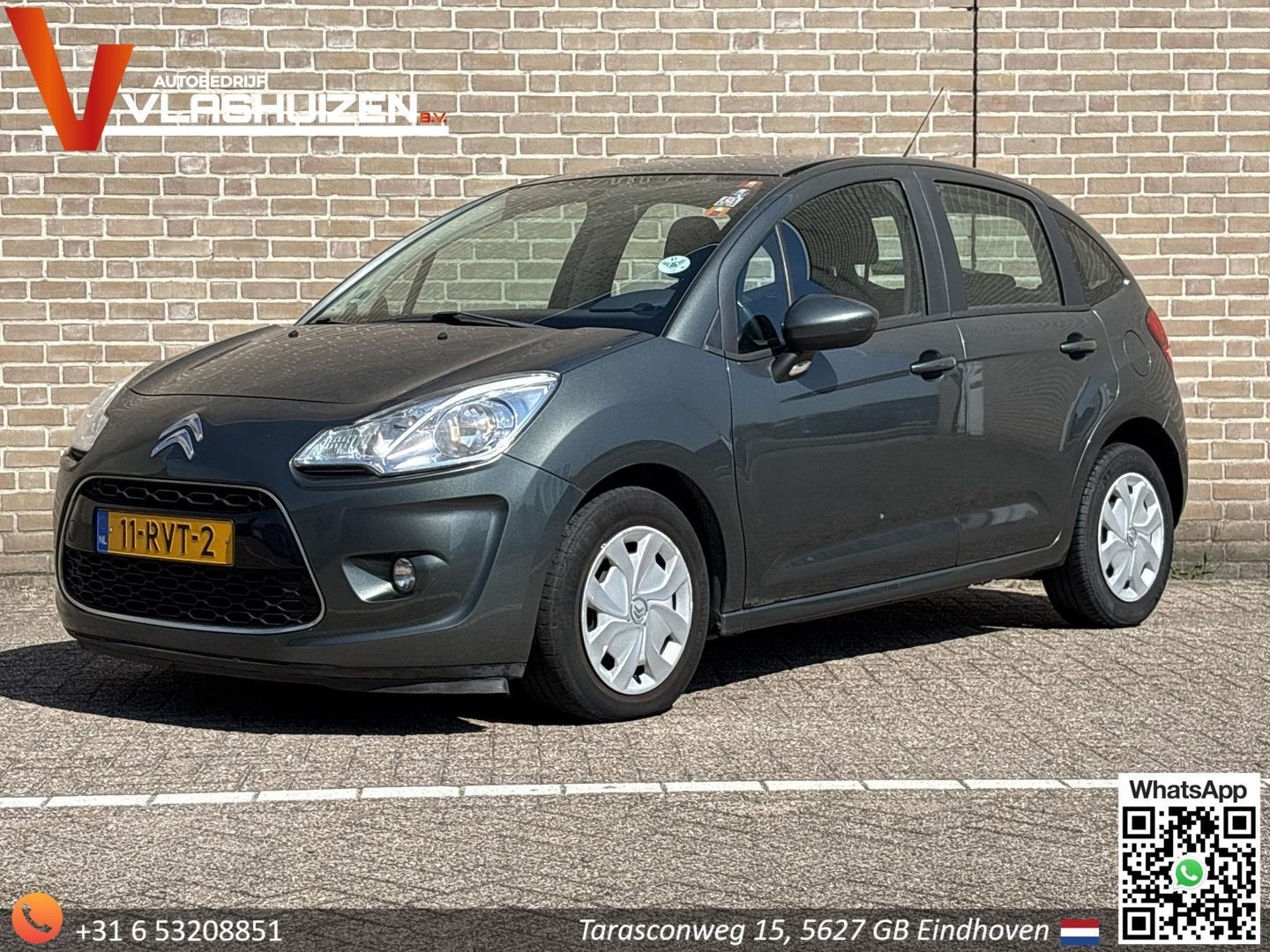 Citroen C3 1.6 e-HDi Dynamique, Auto's, Citroën, Zilver of Grijs, Emergency brake assist, Te koop, Stadsauto