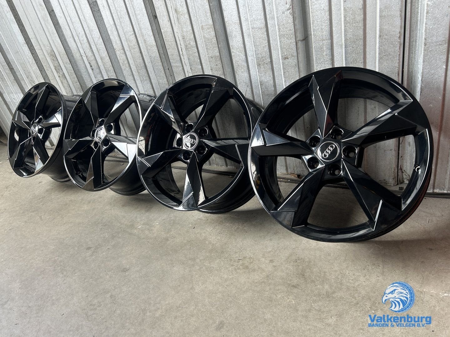 Originele Audi A3 Q2 Q3 Q4 19 inch zwarte Rotor velgen 5x112, Véhicule de tourisme, -, 19 pouces, Utilisé