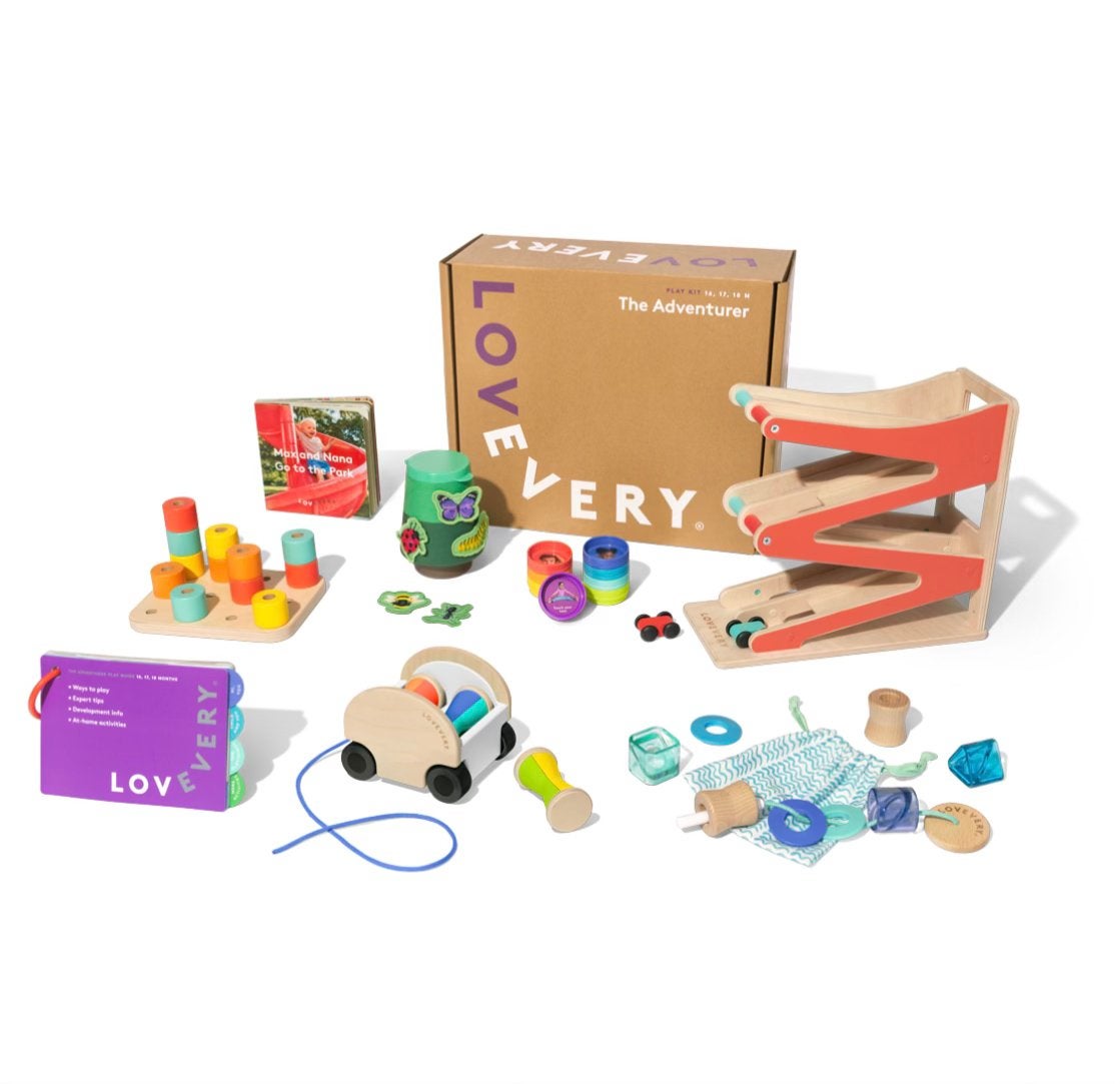 Lovevery speelkit “De avonturier” 16,17,18+, Kinderen en Baby's, Ophalen, Zo goed als nieuw