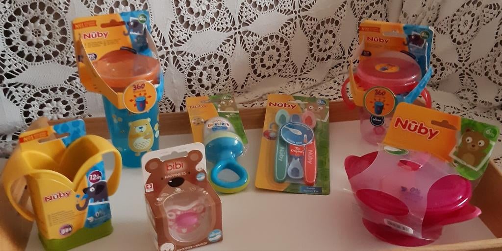 Baby eet en drink toebehoren set, Ophalen of Verzenden