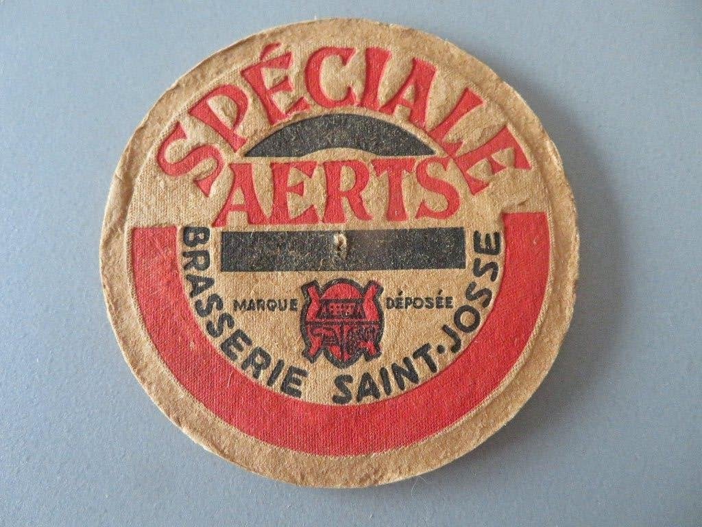 bierviltje Speciale Aerts Brasserie Saint - Josse, Verzamelen, Ophalen of Verzenden, Zo goed als nieuw, Viltje(s), Overige merken