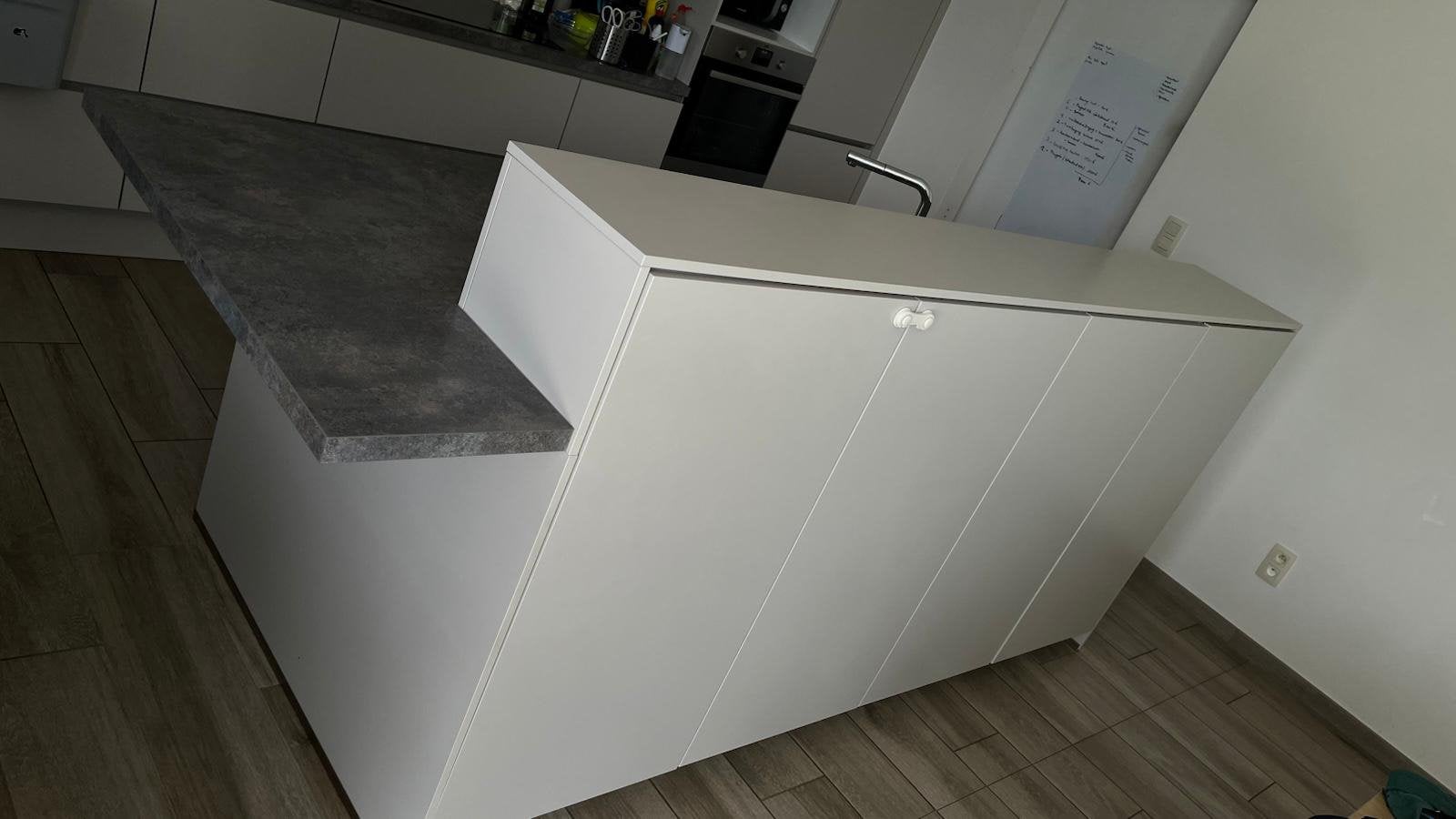 Keukeneiland, Huis en Inrichting, Keuken | Keukenelementen, Ophalen, Gebruikt, Meerkleurig, 75 cm of meer