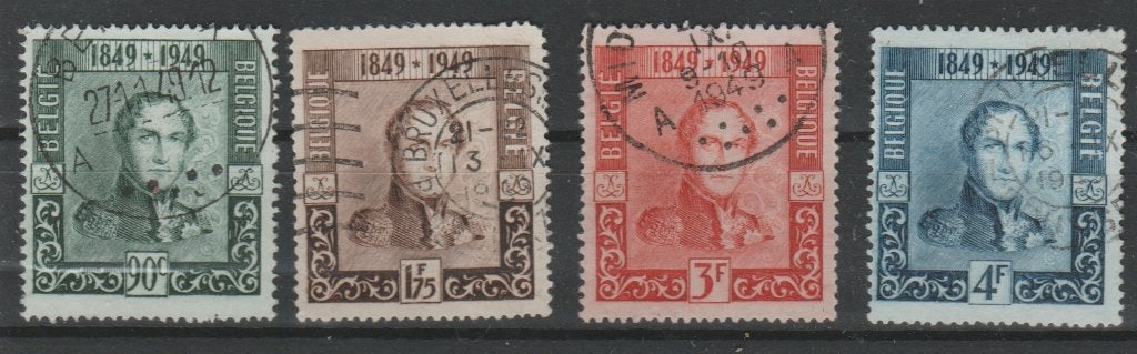 Belge 1949 - n 807 - 810, Envoi, Oblitéré