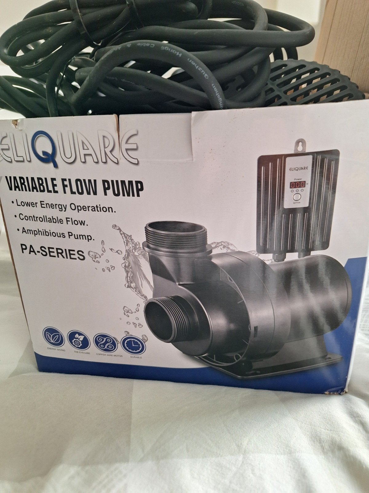 vijver pomp 25000L, Ophalen