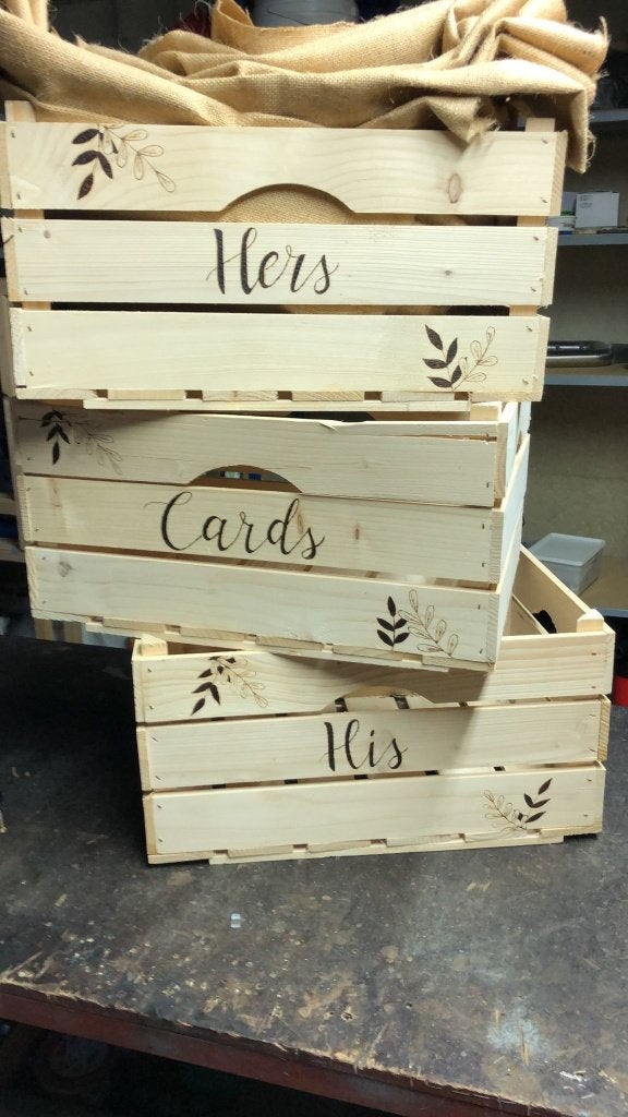 Houten kistjes, Huis en Inrichting, Woonaccessoires | Kisten, Ophalen, Minder dan 50 cm, Nieuw, Minder dan 50 cm