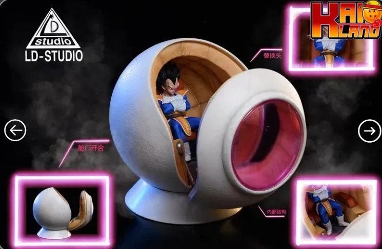 Vegeta Spacecraft Color Original Version LD Studio, Collections, Statues & Figurines, Comme neuf, Enlèvement