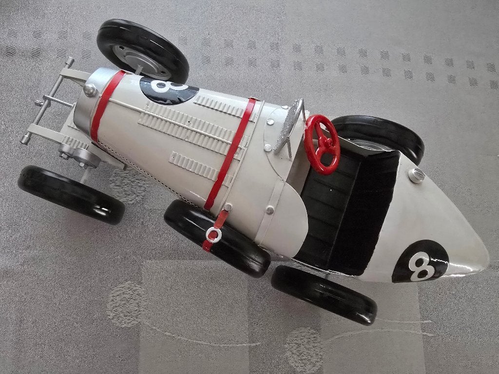 Racewagen wit, Verzamelen, Overige Verzamelen, Nieuw, Ophalen of Verzenden