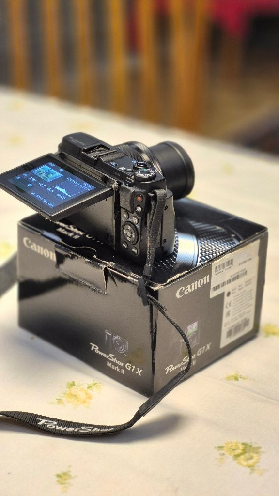 Canon PowerShot G1 X Mark II, Audio, Tv en Foto, Ophalen, Canon, Compactcamera, 4 t/m 7 keer