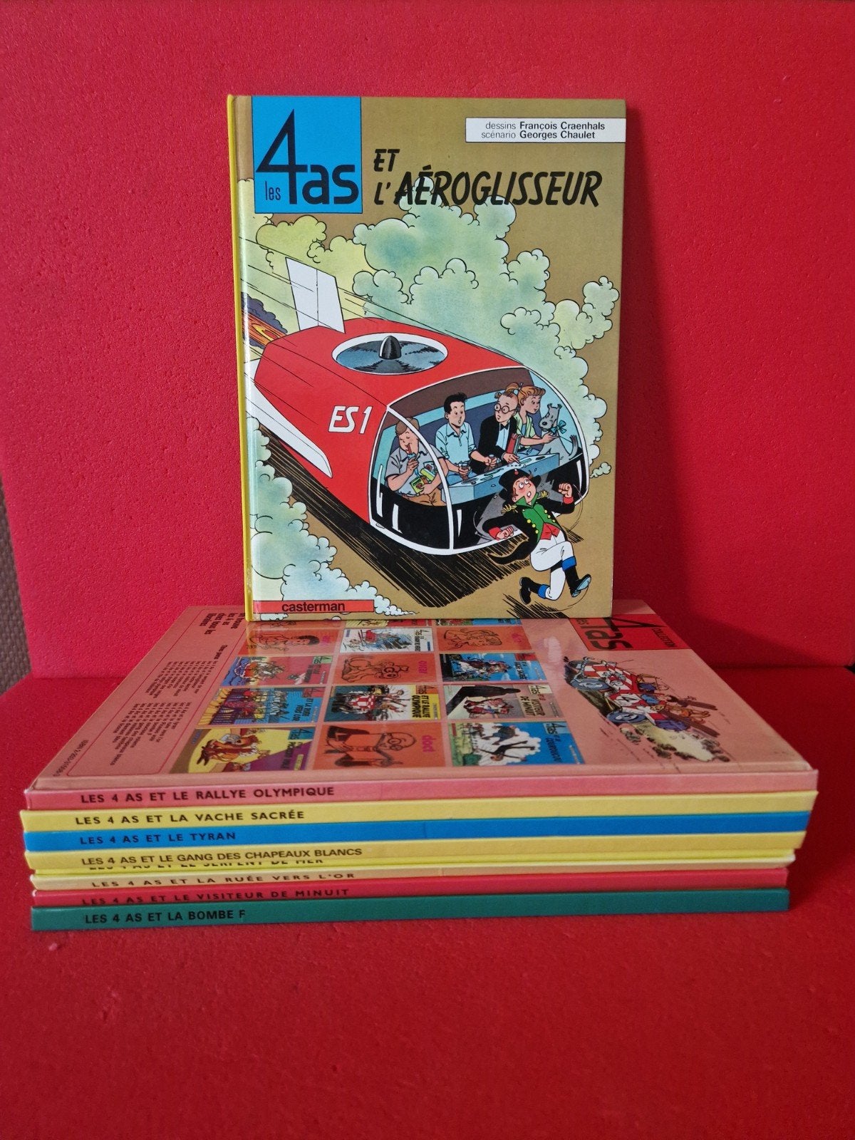 Lot de 9 bd les 4 as, Livres, BD, Enlèvement ou Envoi