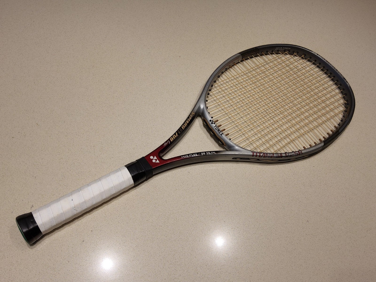 Raquette de tennis longue Yo Tex SuperRQ Ti 700, Enlèvement