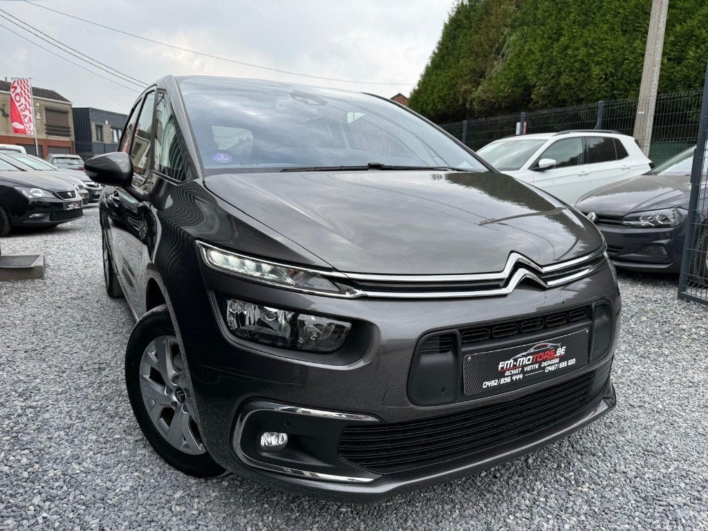 Citroen C4 Picasso 1.2i / Full Option / Entretien OK + CT OK, Autos, Citroën, Argent ou Gris, Euro 6, Entreprise, Entretenue par le concessionnaire