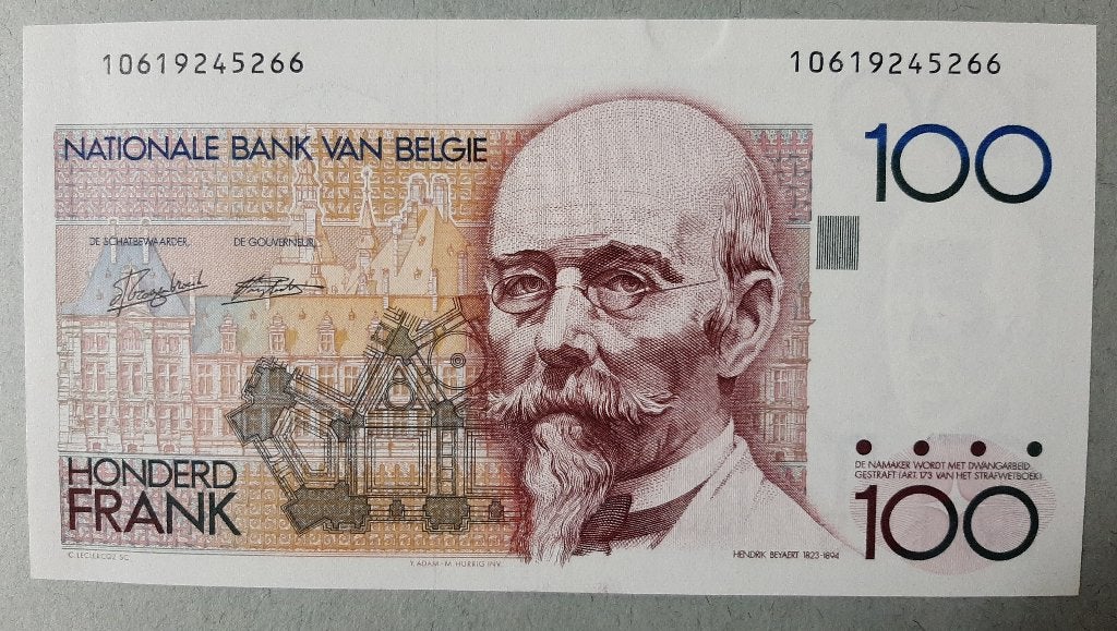 Billet 100 francs belge - Beyaert, Timbres & Monnaies, Enlèvement ou Envoi, Billets en vrac