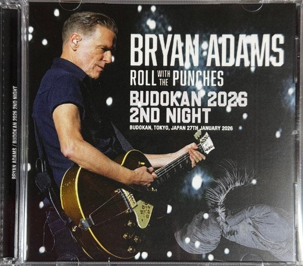 2 CD's - Bryan  ADAMS - Live Budokan 2026, CD & DVD, Hard rock, Import, Enlèvement ou Envoi, Album live