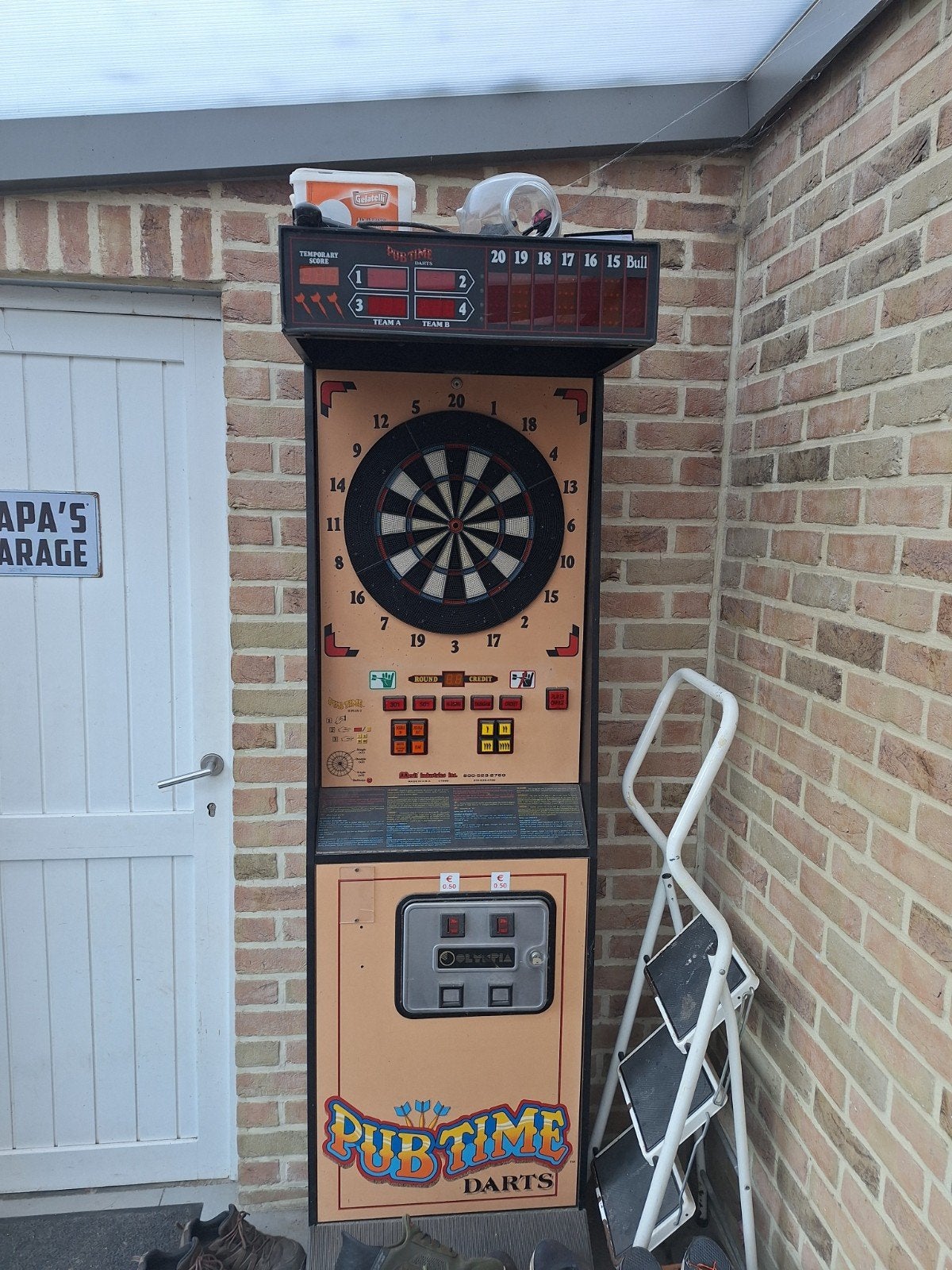 electronische dartkast te koop, Sport en Fitness, Ophalen
