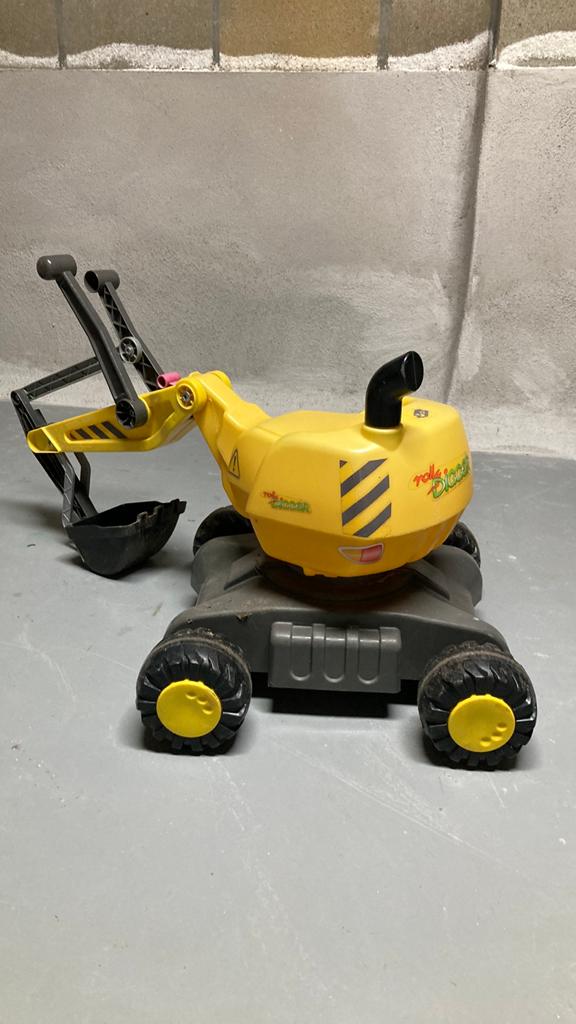Rolly diger graafmachine, Ophalen, Gebruikt