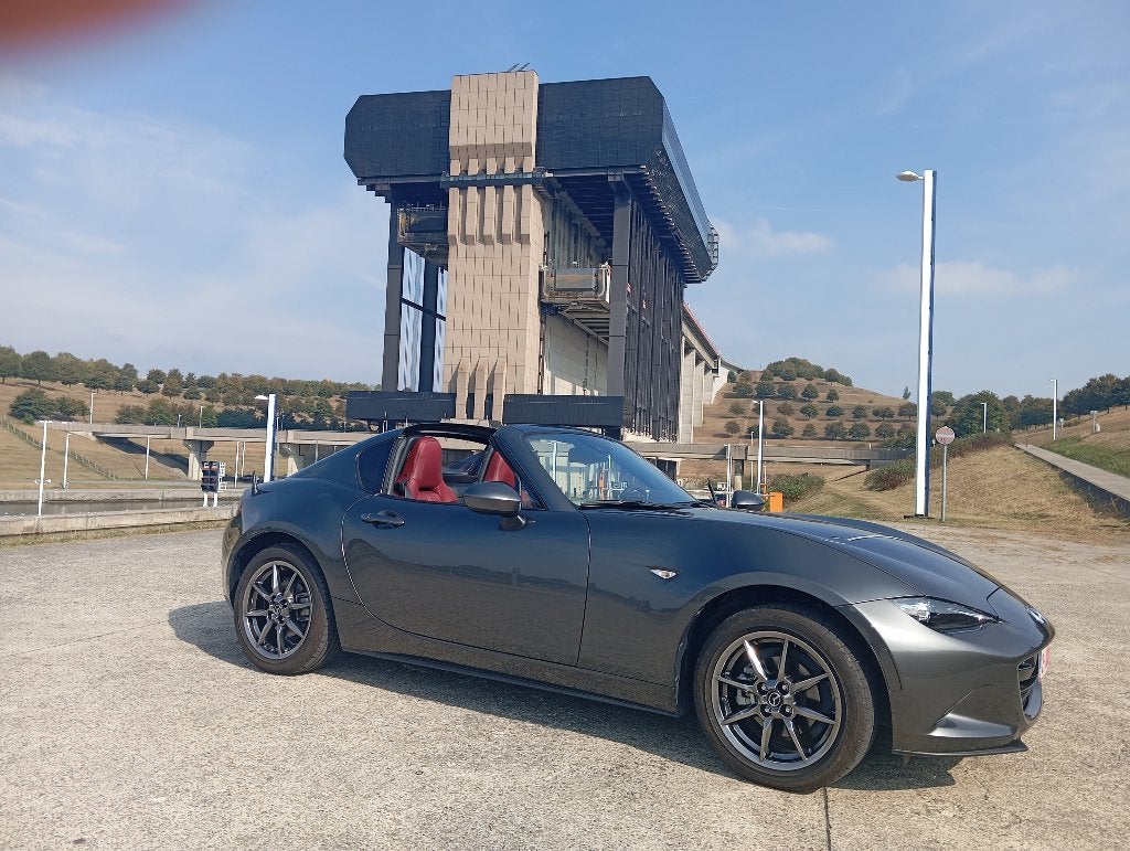 Mazda MX5 nd rf, Autos, Cuir, Argent ou Gris, Achat, Euro 6