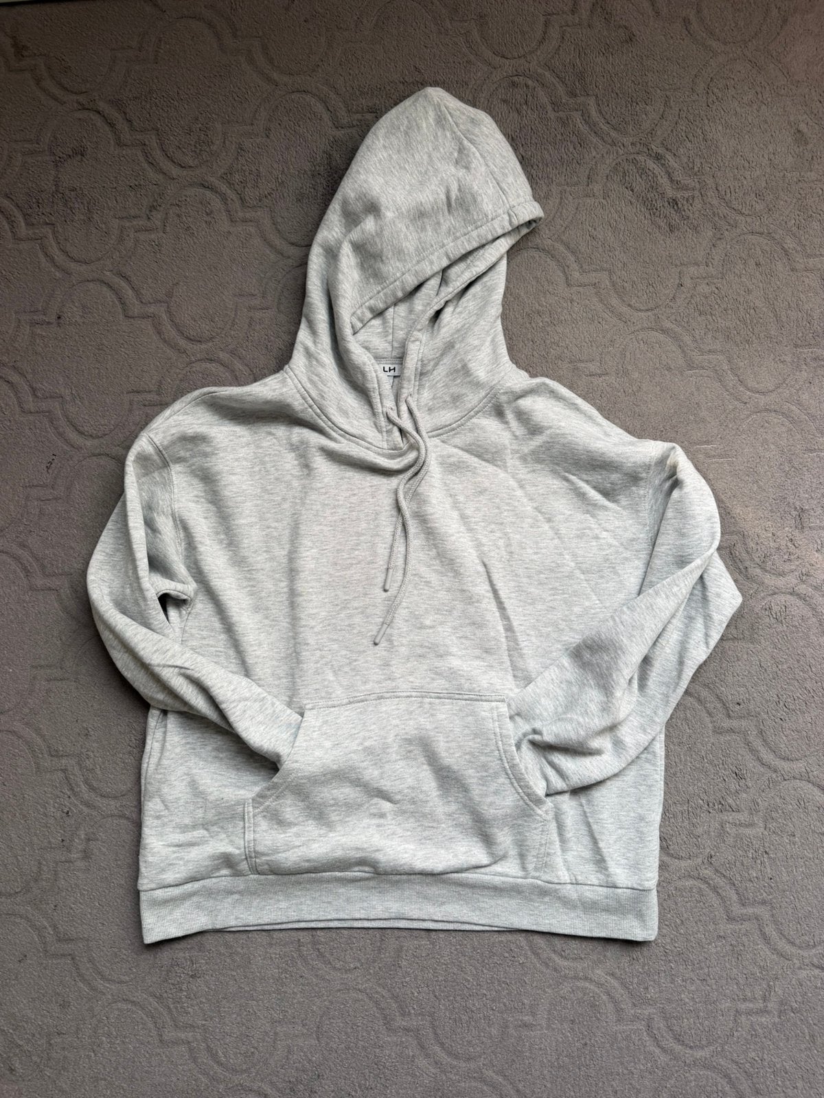 Sweat à capuche surdimensionné gris | Polaire | Taille L, Enlèvement ou Envoi, Comme neuf, Taille 52/54 (L), Gris