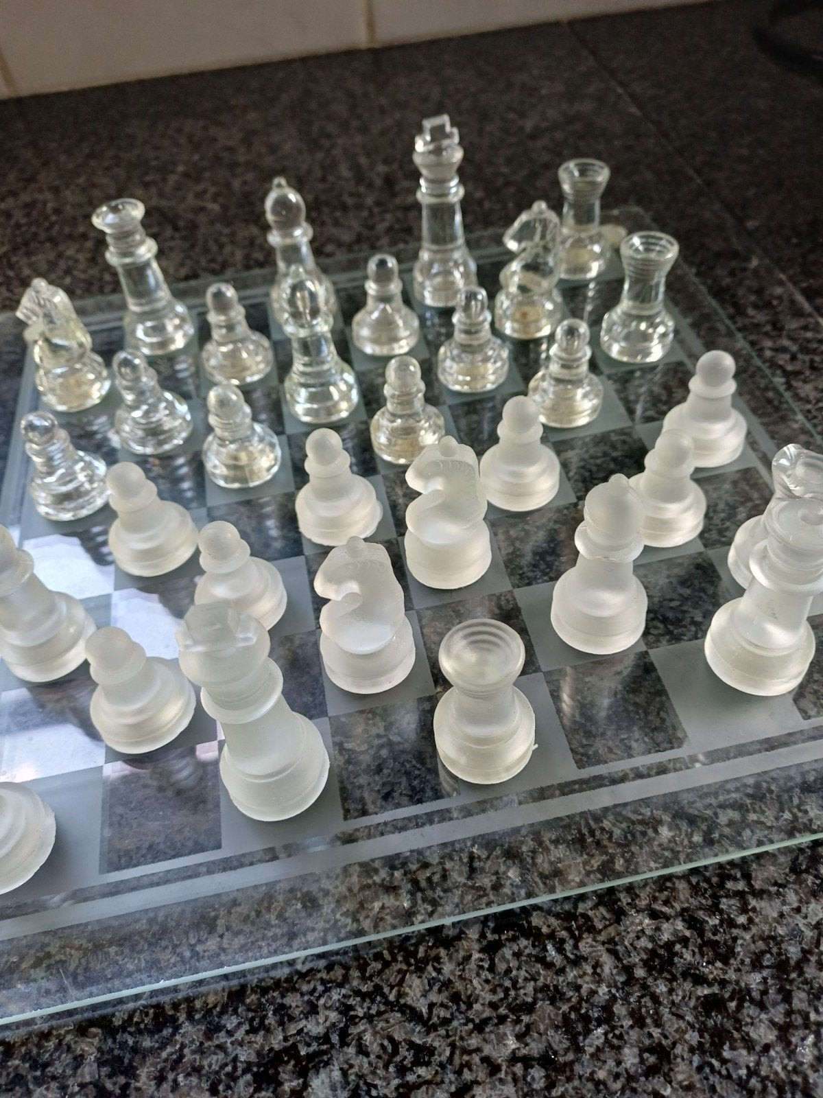 jeu d'échecs en verre, Hobby & Loisirs créatifs, Enlèvement