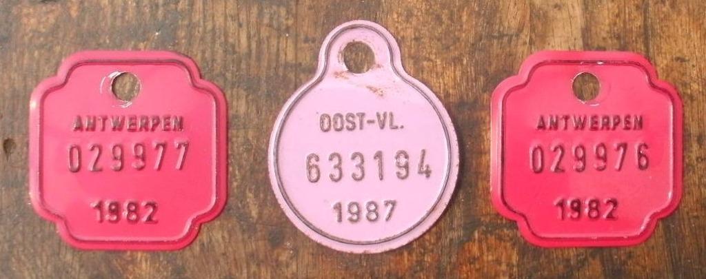 fietsplaten, Verzamelen, Retro, Ophalen of Verzenden
