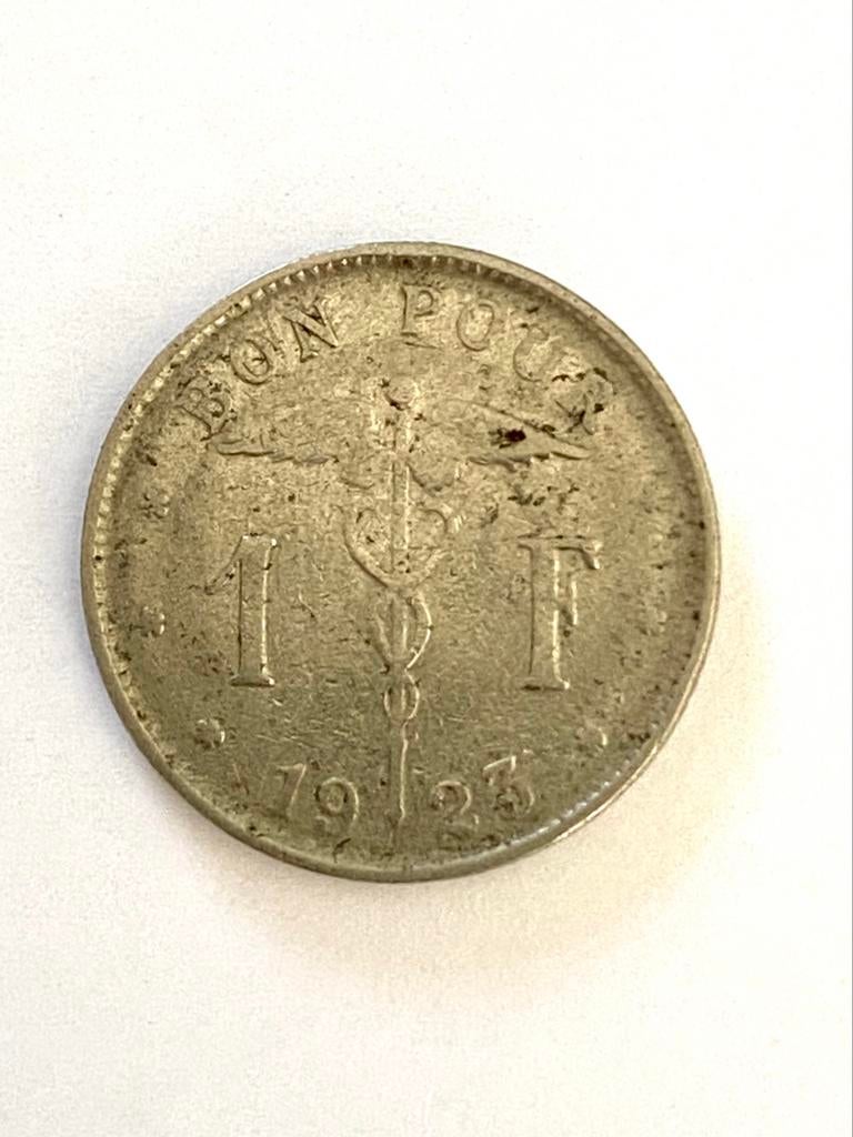 Pièce de 1 franc belge de 1923, Enlèvement ou Envoi