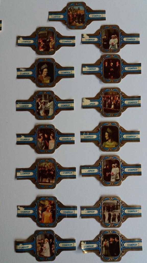 sigarenbanden 'Stomkop' Belgische Dynastie, Verzamelen, Ophalen of Verzenden, Nieuw, Sigarenbandjes