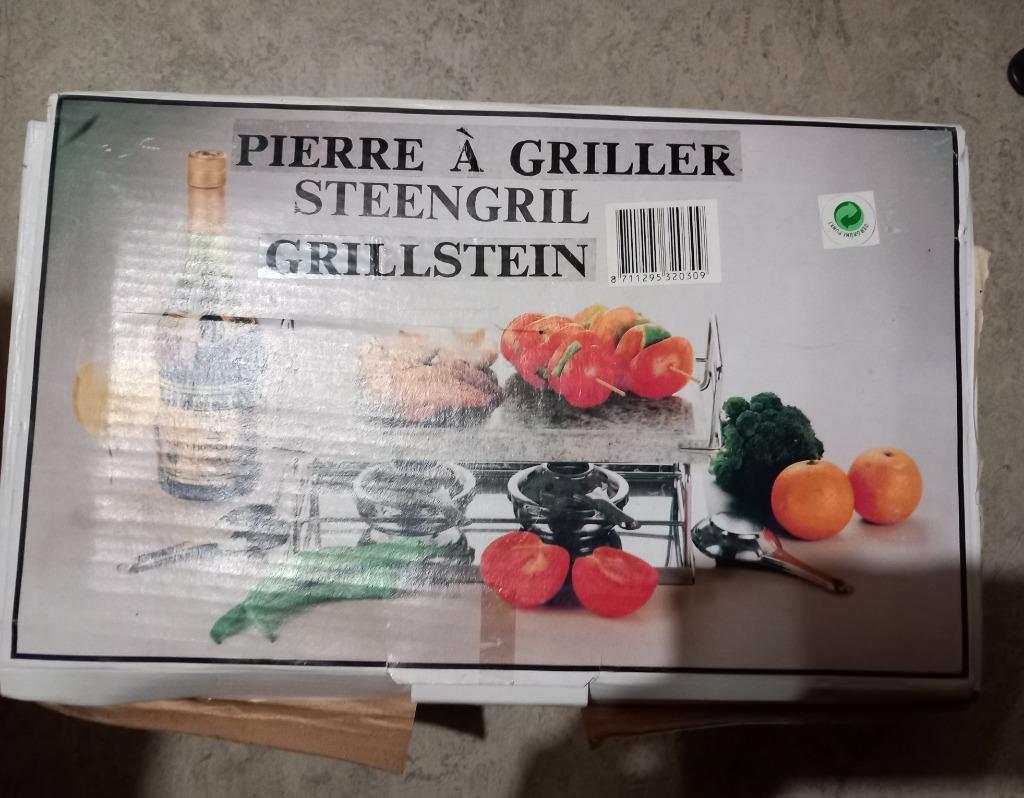 Pierrade / Pierre à griller, Enlèvement, Plaques amovibles, Neuf