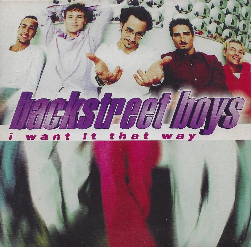 BACKSTREET BOYS: I Want It That Way (CD-single), Cd's en Dvd's, Cd Singles, Maxi-single, Ophalen of Verzenden, Zo goed als nieuw