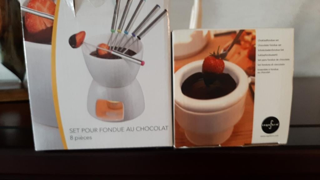 Set à fondue au chocolat, Enlèvement, Neuf, Service à fondue