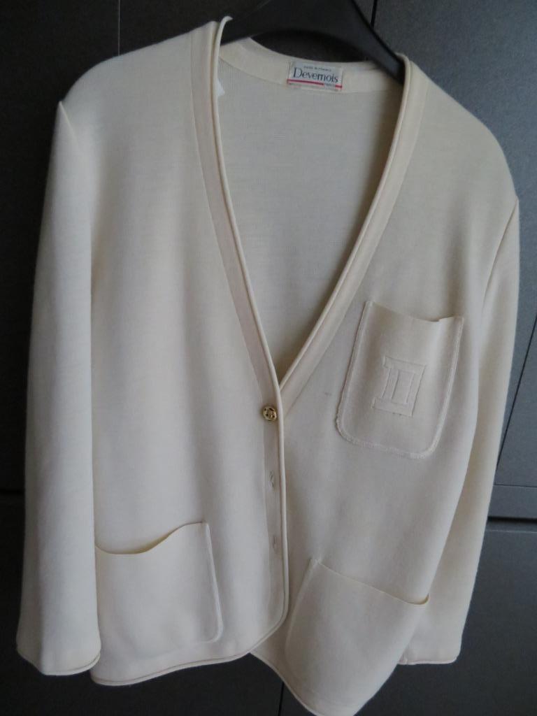 Cremekleurig vestje, Overige kleuren, Maat 42/44 (L), Ophalen of Verzenden, Gedragen