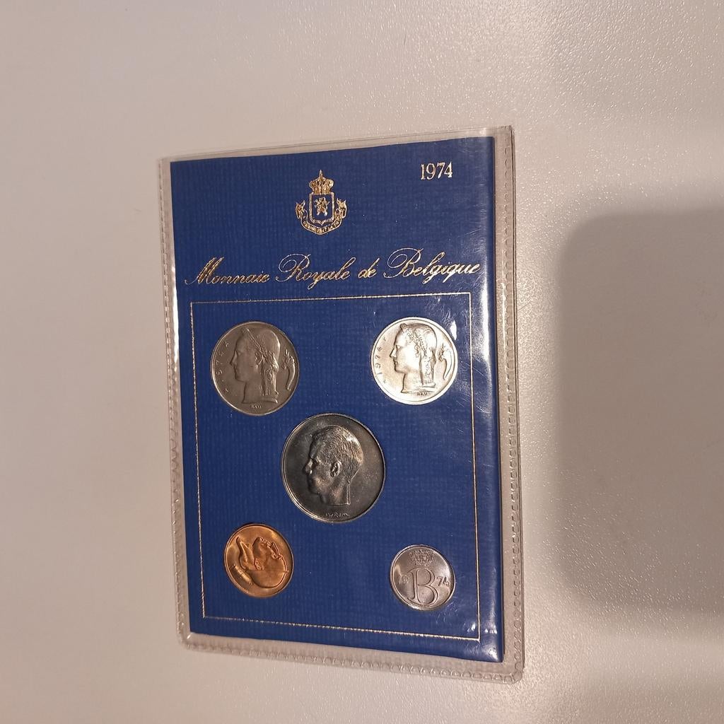 Ensemble de pièces royales de Belgique 1974, Enlèvement ou Envoi