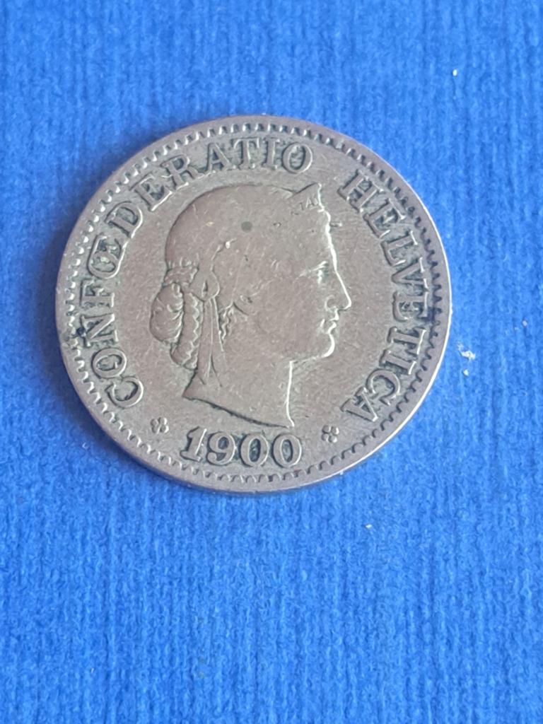 1900 Suisse 10 centimes, rare, Envoi, Autres pays, Monnaie en vrac