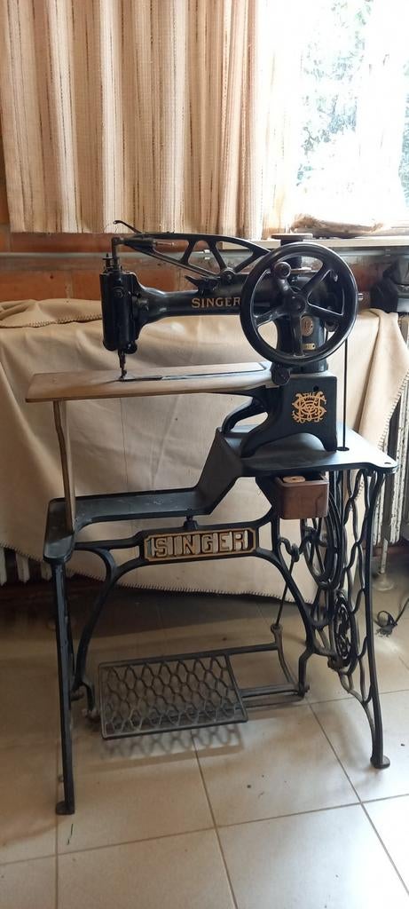 Singer naaimachine voor leder, Antiek en Kunst, Ophalen