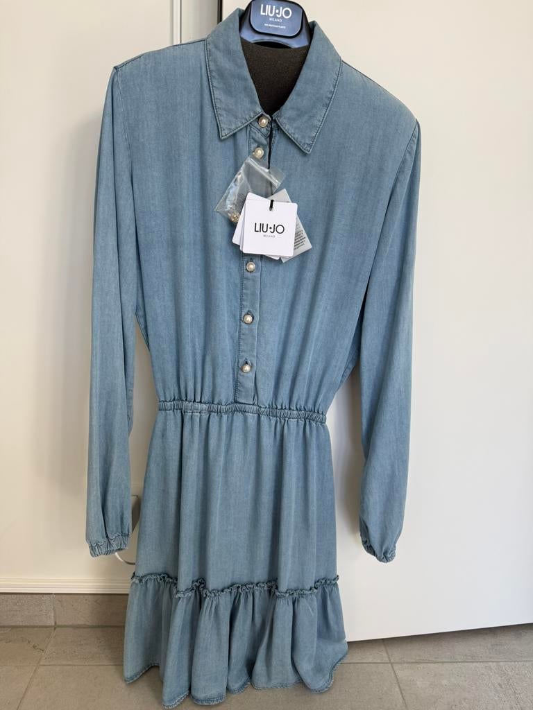 Liu Jo jeansjurk nieuw!, Enlèvement ou Envoi, Neuf, Taille 34 (XS) ou plus petite, Bleu