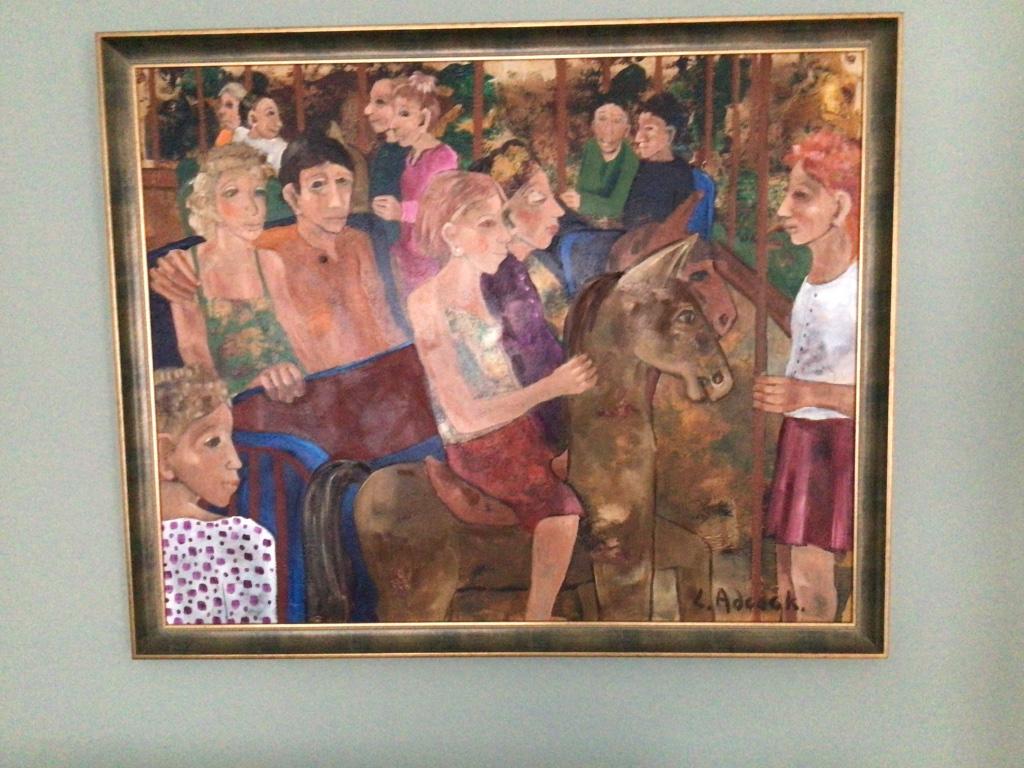 Kunstwerk van Lilian adcock, Ophalen of Verzenden