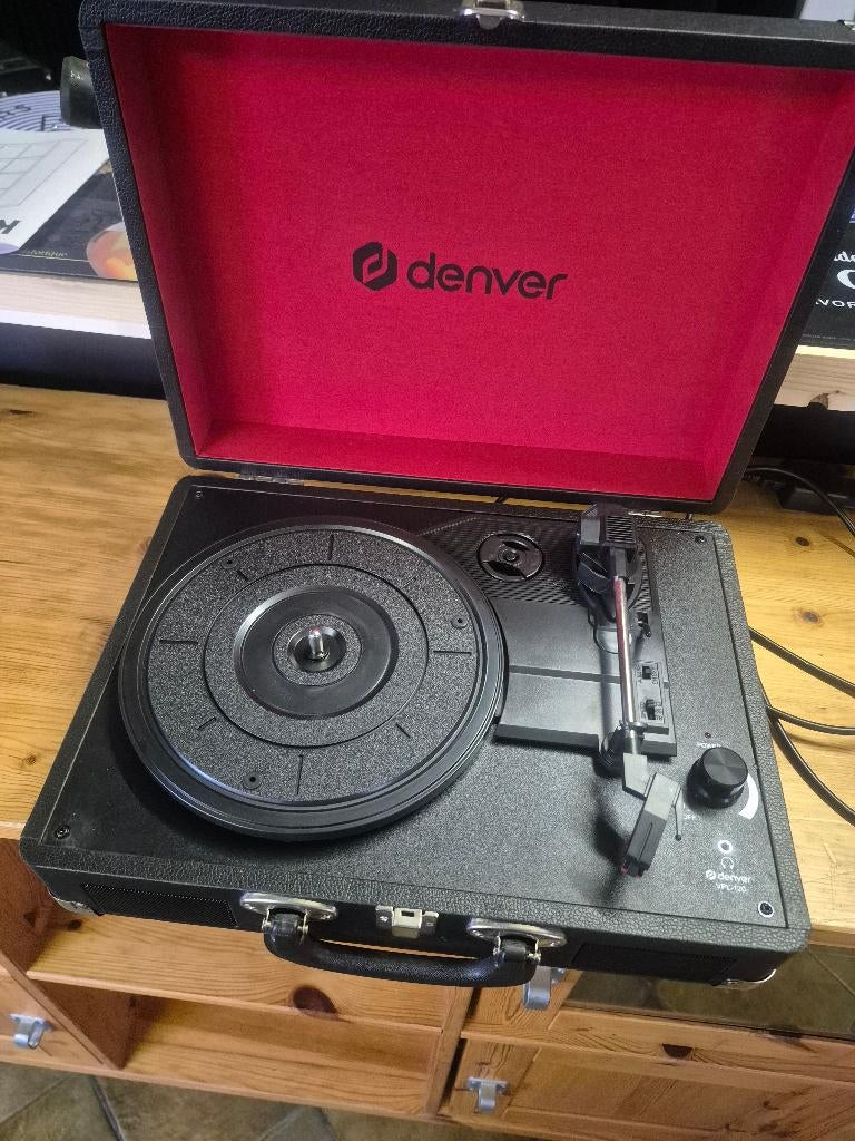 Denver koffer platenspeler, Automatisch, Zo goed als nieuw, Platenspeler, Ophalen