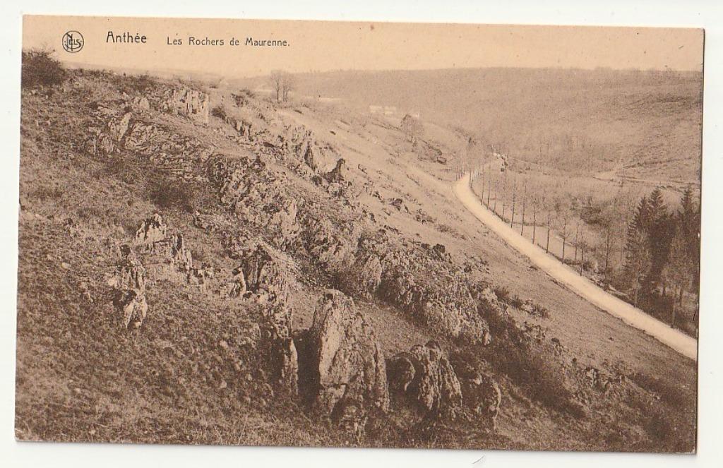 Anthee Les Rochers de Maurenne, Envoi, Non affranchie, Namur