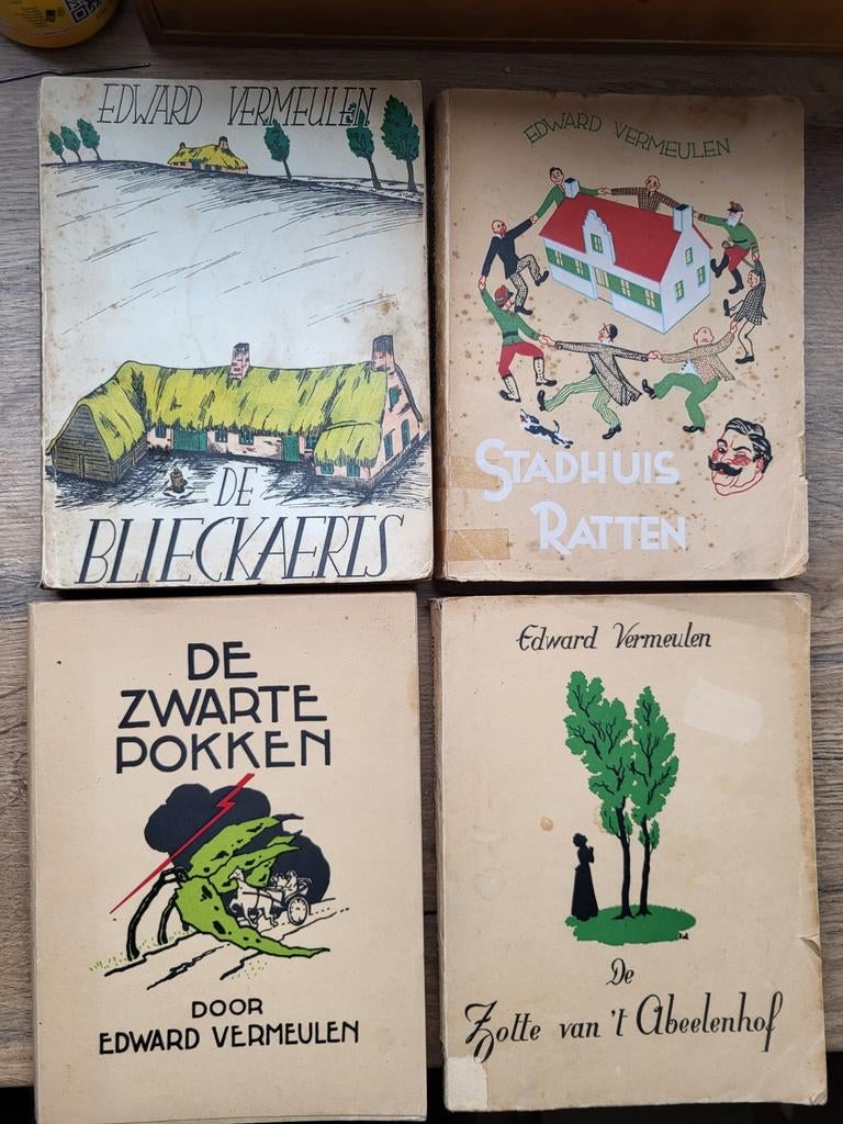 4x Edward Vermeulen ( Warden Oom) :, Boeken, Literatuur, Gelezen, Ophalen of Verzenden