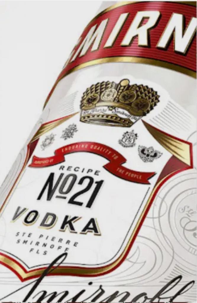 Panneau pub métal Smirnoff Vodka 2 - Mancave vintage rétro, Enlèvement ou Envoi, Neuf, Panneau publicitaire