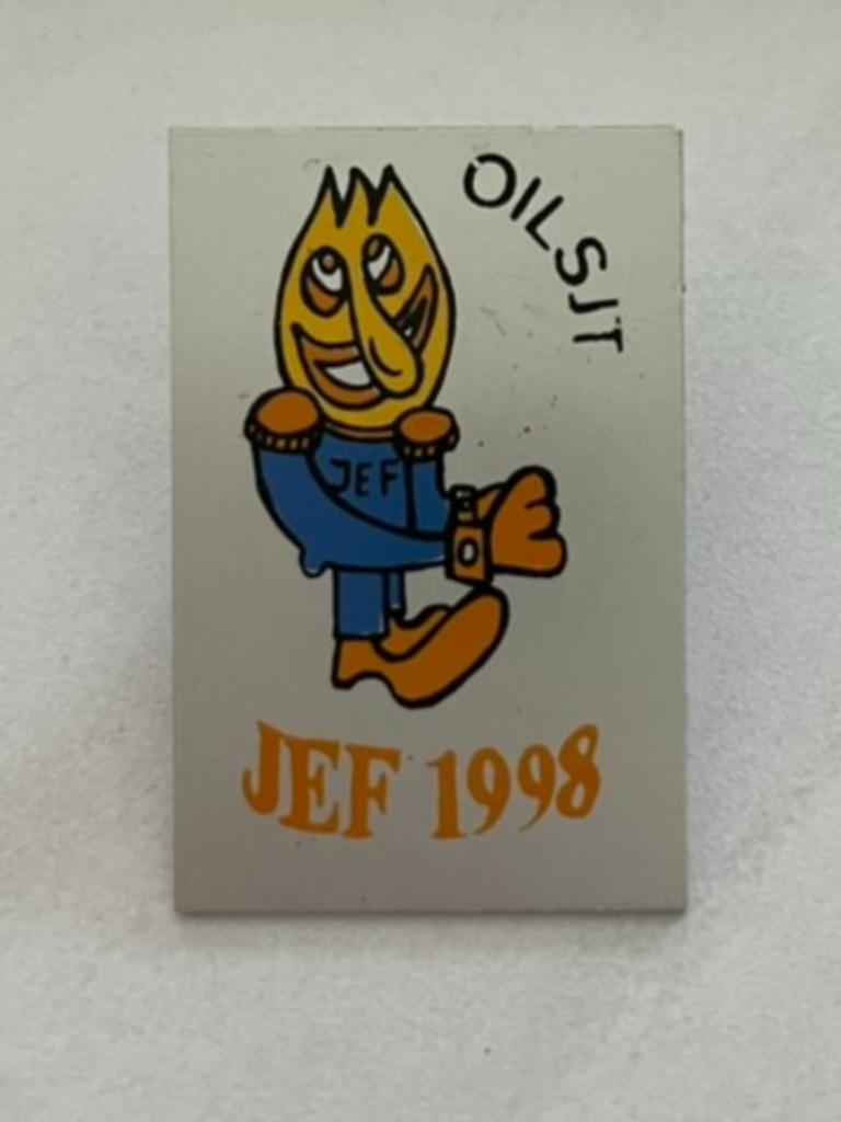 Aalst Oilsjt Carnaval pin 1998 Jef, Verzamelen, Ophalen