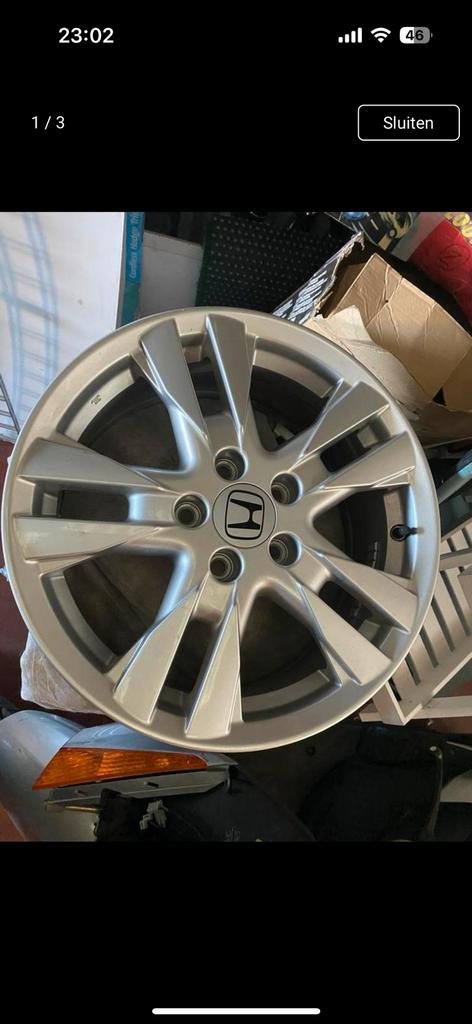 Aluminiumvelgen Honda Civic ea, Ophalen