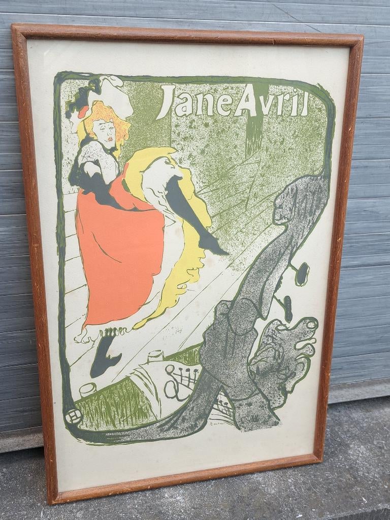 lithographie de toulouse lautrec, Antiek en Kunst, Kunst | Litho's en Zeefdrukken, Ophalen of Verzenden