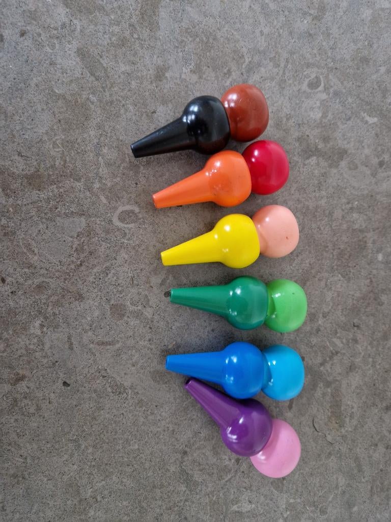 Vingerkleurtjes baby, Ophalen